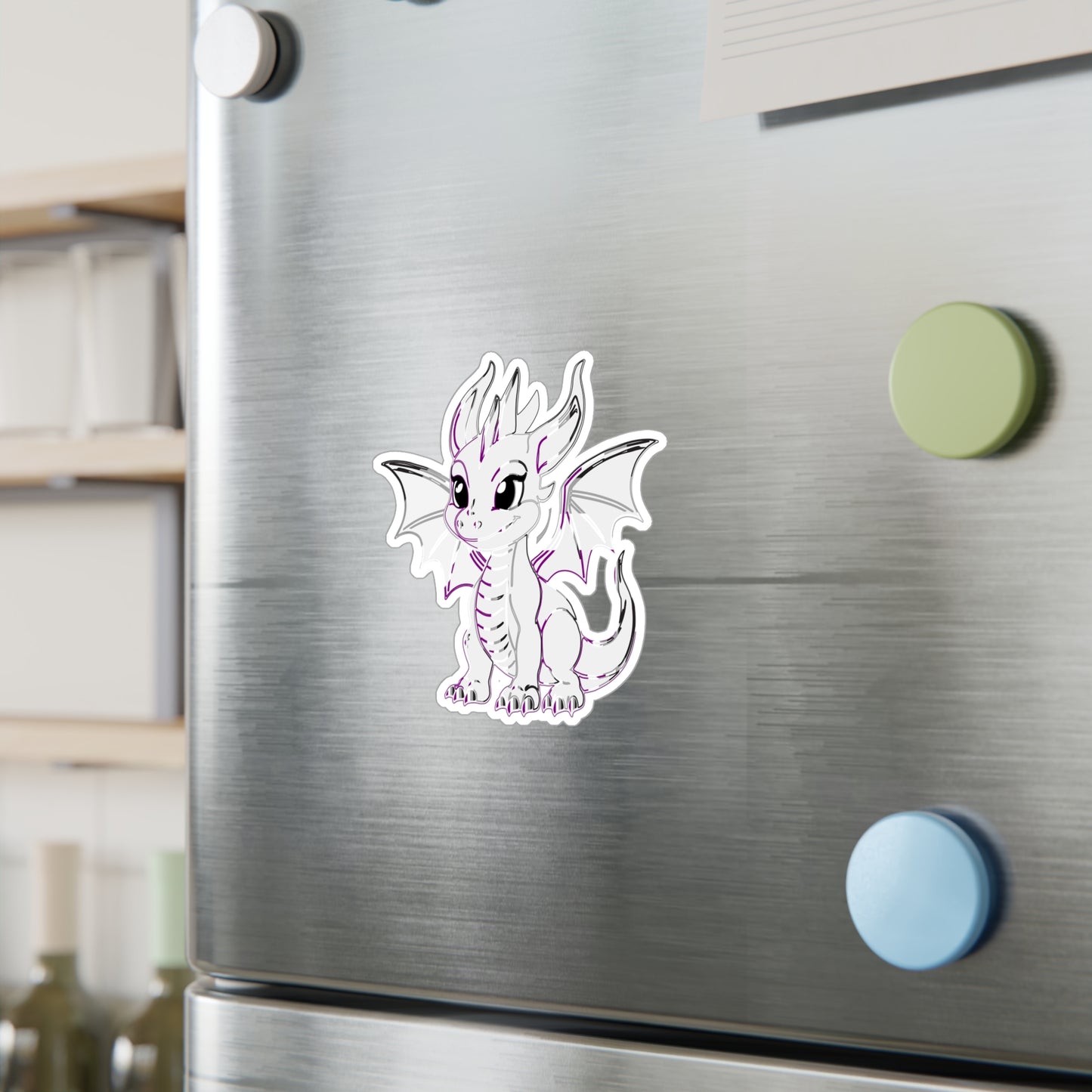 Ace Baby Dragon Kiss-CutVinyl Sticker (Water Resistant)