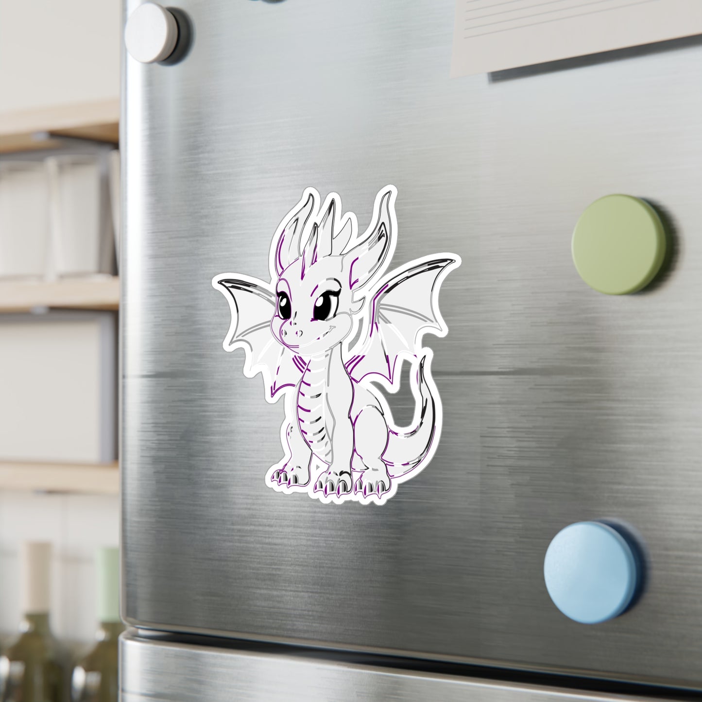 Ace Baby Dragon Kiss-CutVinyl Sticker (Water Resistant)