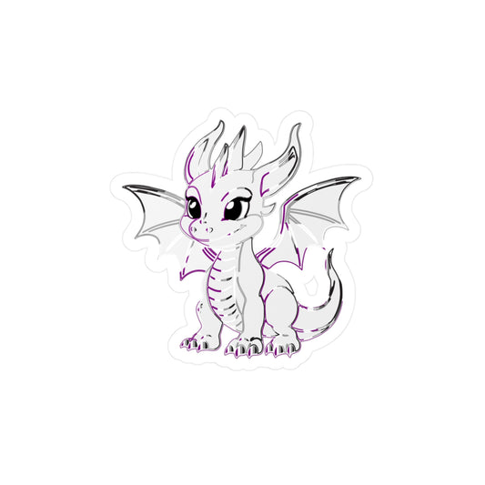 Ace Baby Dragon Kiss-CutVinyl Sticker (Water Resistant)